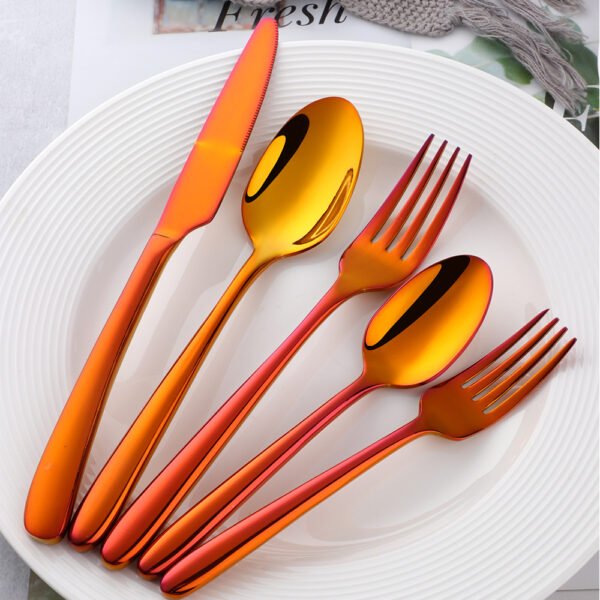 Korean Long-Handle Stainless Cutlery