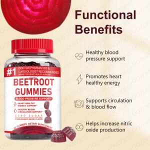Bulk Organic Raw Beetroot Gummy
