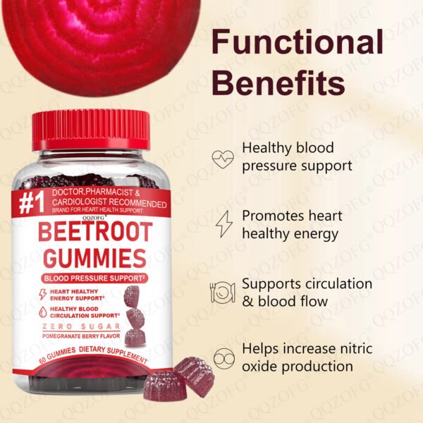 Bulk Organic Raw Beetroot Gummy