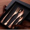 Gold Plated Stainless Cutlery Set