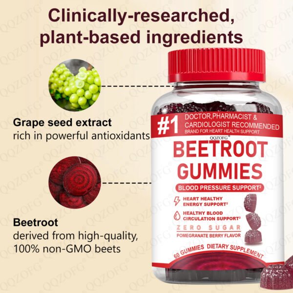 Bulk Organic Raw Beetroot Gummy