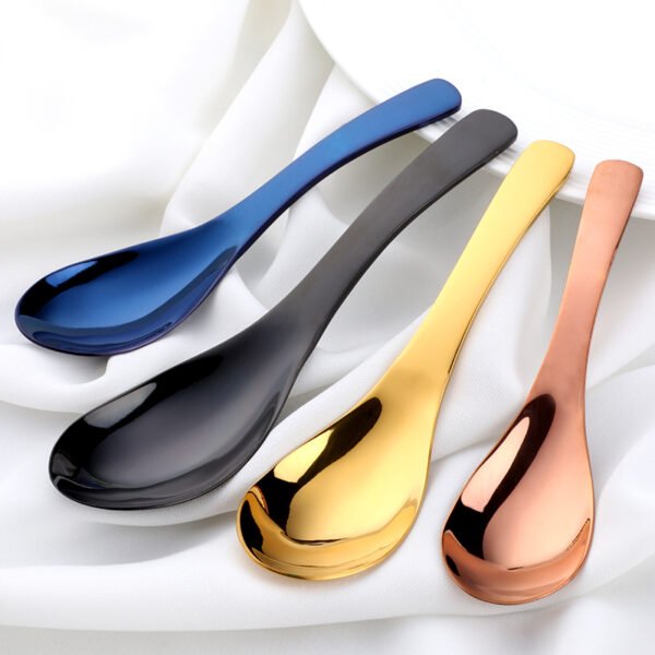Stainless Steel Gold Soup Spoon