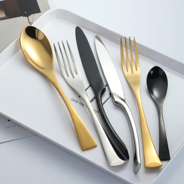 Gold Plated Stainless Cutlery Set