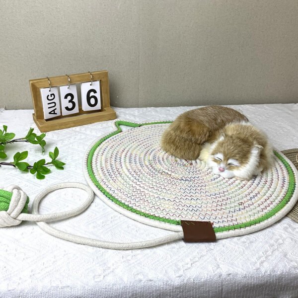 Woven Cotton Cat Scratch Pad